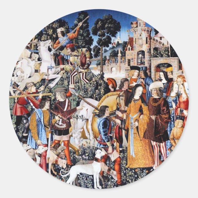 Unicorn Tapestry #6 sticker (Front)