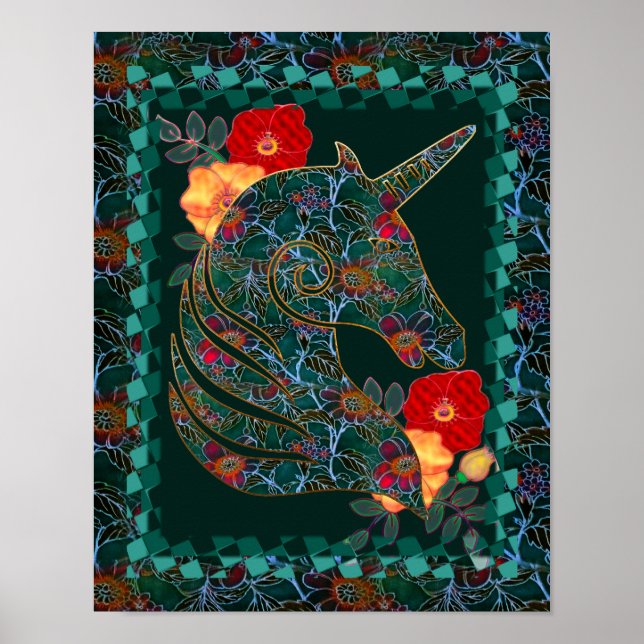 Unicorn Tapestry Poster (Front)