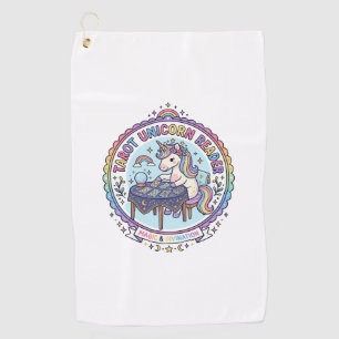 Unicorn Tarot Unicorn Reader Funny Shirt Graphic_1 Golf Towel