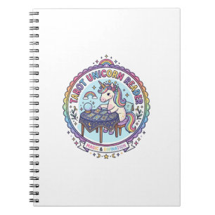 Unicorn Tarot Unicorn Reader Funny Shirt Graphic_1 Notebook