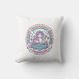Unicorn Tarot Unicorn Reader Premium Funny Print o Cushion