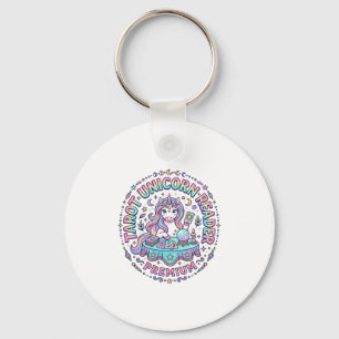 Unicorn Tarot Unicorn Reader Premium Funny Print o Key Ring