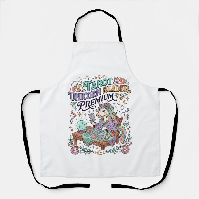 Unicorn Tarot Unicorn Reader Premium Kawaii Appare Apron (Front)