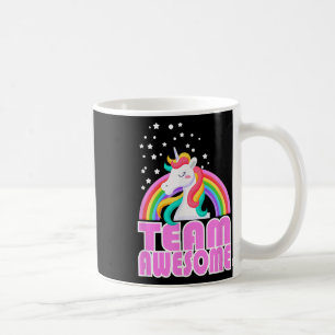 Unicorn Team Awesome Rainbow Jga Wedding Bride And Coffee Mug