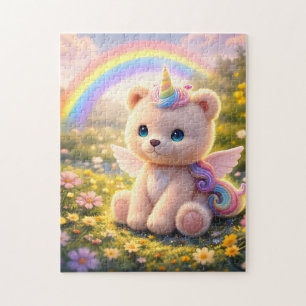 Unicorn teddy jigsaw/puzzles/home entertainment jigsaw puzzle