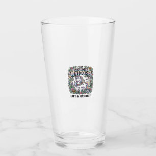 Unicorn The Garden Unicorn Commercial Vector Desig Glass