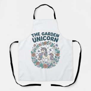 Unicorn The Garden Unicorn Trendy T-Shirt Design_1 Apron