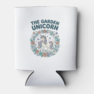 Unicorn The Garden Unicorn Trendy T-Shirt Design_1 Can Cooler