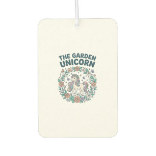 Unicorn The Garden Unicorn Trendy T-Shirt Design_1 Car Air Freshener
