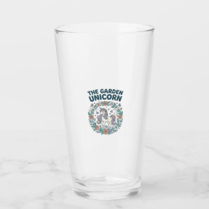 Unicorn The Garden Unicorn Trendy T-Shirt Design_1 Glass