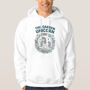 Unicorn The Garden Unicorn Trendy T-Shirt Design_1 Hoodie