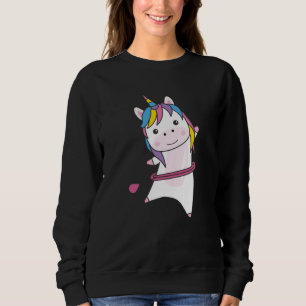 Unicorn The Hullern Smart Hoop Sports Unicorns Sweatshirt