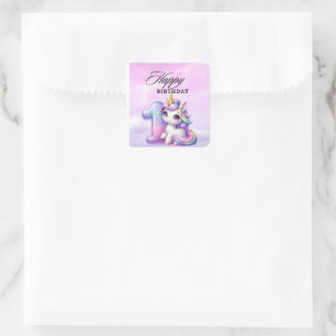 Unicorn Theme Gift Stickers