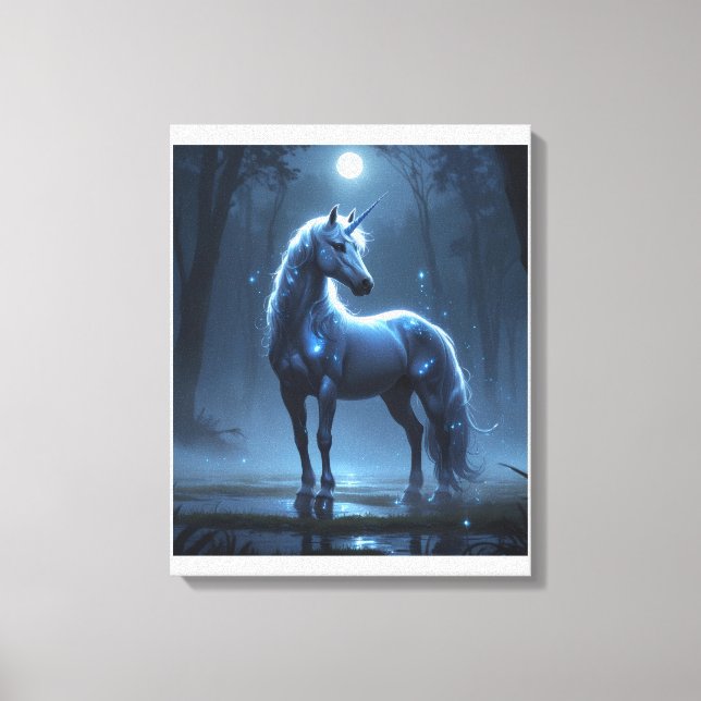 Unicorn Themed Canvas Art (Front)