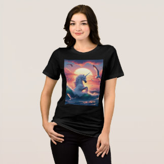 Unicorn Themes Design Tri-Blend Shirt
