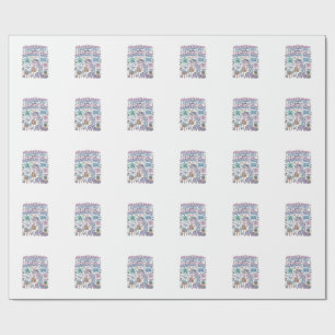 Unicorn Therapist with a Magical Side Gift Idea St Wrapping Paper