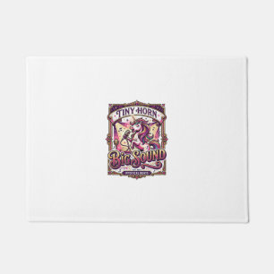 Unicorn Tiny Horn Big Sound Stylish Merch Design_1 Doormat
