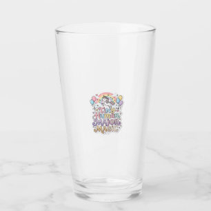 Unicorn Tiny Human Major Magic Premium Vector Vect Glass