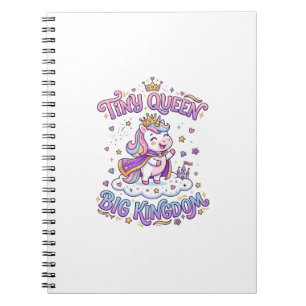 Unicorn Tiny Queen Big Kingdom Gift Idea Sticker a Notebook