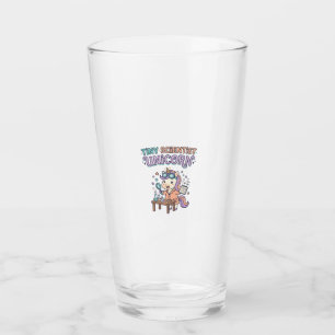 Unicorn Tiny Scientist Unicorn Trendy Product Grap Glass
