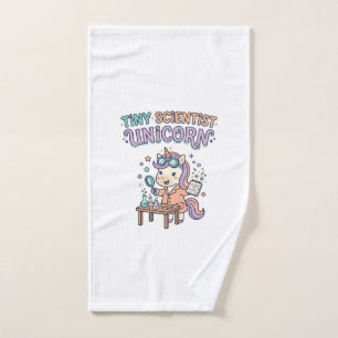 Unicorn Tiny Scientist Unicorn Trendy Product Grap Hand Towel
