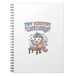 Unicorn Tiny Scientist Unicorn Trendy Product Grap Notebook