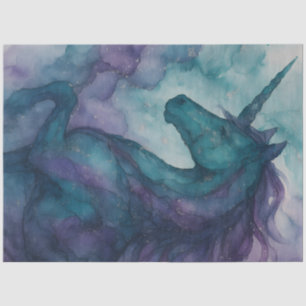 Unicorn Tissue Paper – Alcohol Ink Style