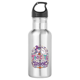 Unicorn Too Cute to Spook Colourful Marketplace Ar 532 Ml Water Bottle