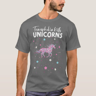 Unicorn Transgender Transsexual Transthobia T-Shirt