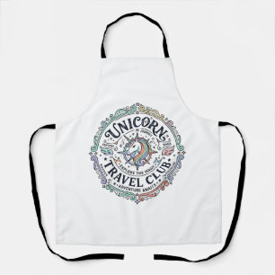 Unicorn Travel Club Original Zazzle Design_1 Apron