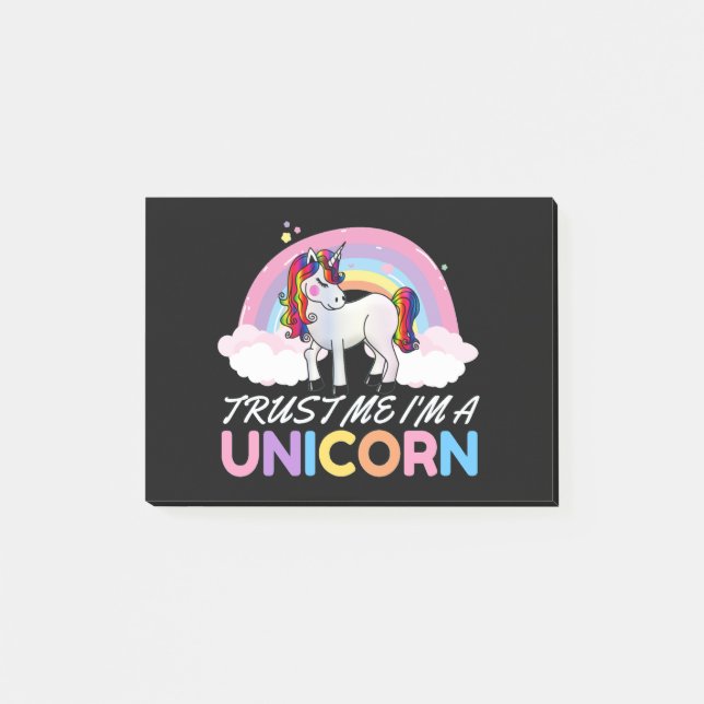 Unicorn Trust Me I'm Unicorn Post-it Notes (Front)