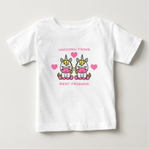 Unicorn Twin Sister Baby T-Shirt