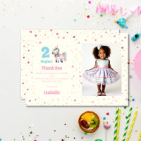 Unicorn Two Magical Birthday Party Photo