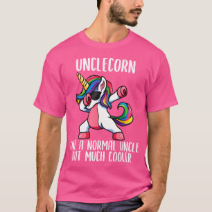 Unicorn Uncle Girl Birthday Party Apparel Unclecor T-Shirt