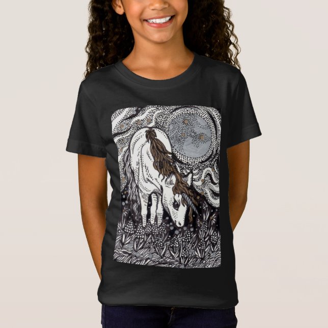 Unicorn Under the Moon T-Shirt (Front)