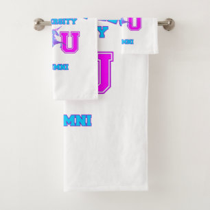 Unicorn University Bath Towel Set