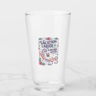 Unicorn Vacation Mode Unicorn Edition Adorable App Glass