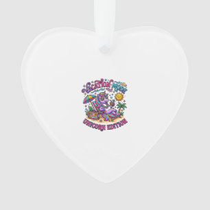 Unicorn Vacation Mode Unicorn Edition Commercial P Ornament