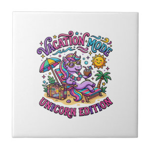 Unicorn Vacation Mode Unicorn Edition Commercial P Tile