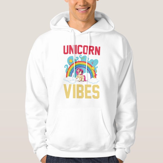 Unicorn Vibes Hoodie (Front)