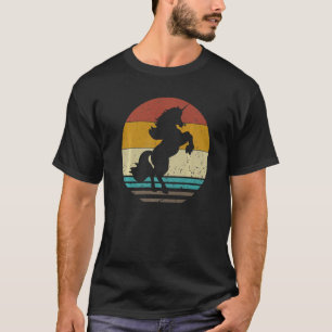 Unicorn Vintage Cool Unicorn Cute Wolf Animal 80s T-Shirt
