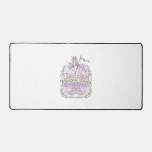 Unicorn Wanderlust Unicorn Gift Idea Vector Design Desk Mat