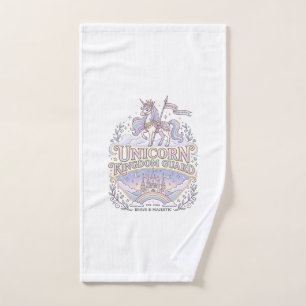 Unicorn Wanderlust Unicorn Gift Idea Vector Design Hand Towel