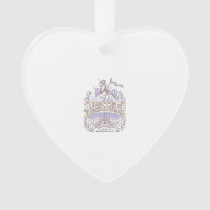 Unicorn Wanderlust Unicorn Gift Idea Vector Design Ornament