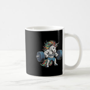 Unicorn Weightlifting Fitness Gym Coffee Mug
