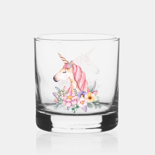 Unicorn Whiskey Glass (Front)