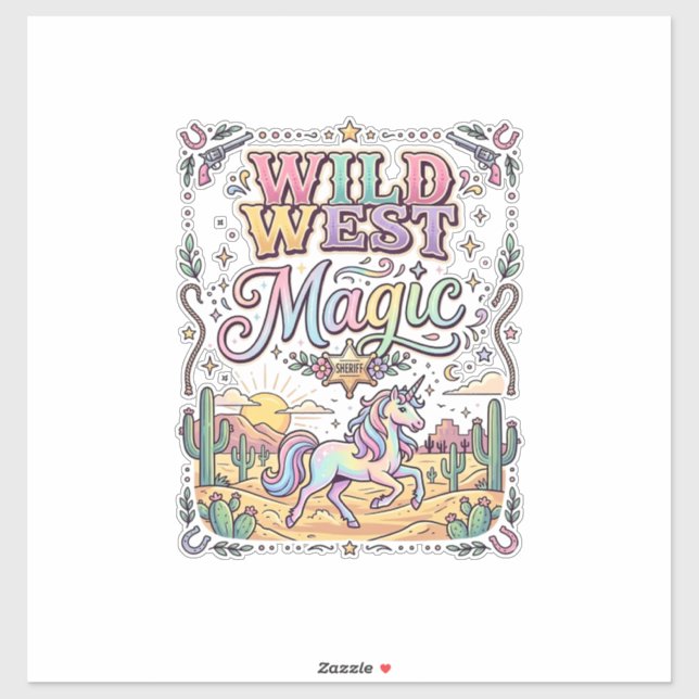 Unicorn Wild West Magic Original (Sheet)