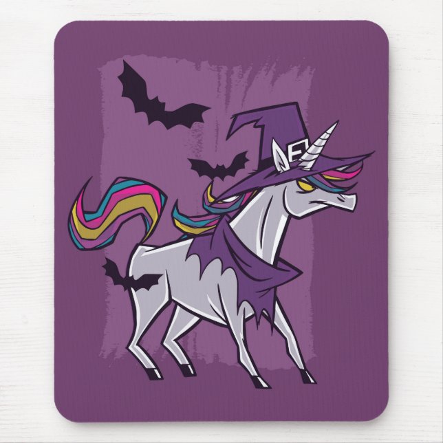Unicorn Witch Mouse Pad (Front)