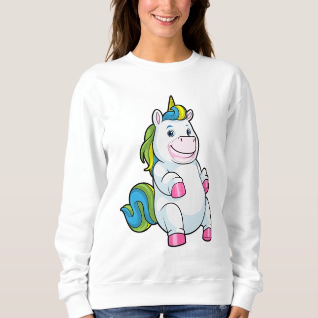 Unicorn with big Belly Sweatshirt (Front)