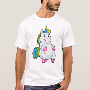 Unicorn with big Belly T-Shirt